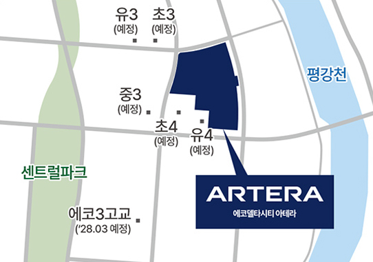 에코델타시티 아테라 현장 주소